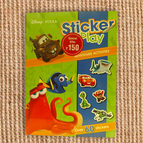Disney Pixar Sticker Play Adventure Activity Book